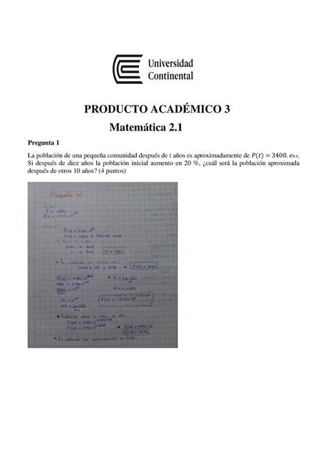 Trabajo Colaborativo Pa Matematica Producto Acad Mico Matem Tica