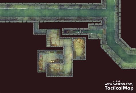 Exit To The Sewer 32x22 Rbattlemaps