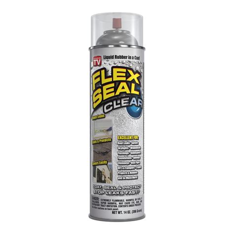 Flex Seal Aerosol Liquid Rubber Sealant Coating 14 Oz Clear Walmart