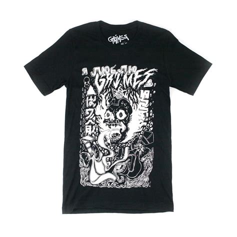 Grimes Black Visions T Shirt