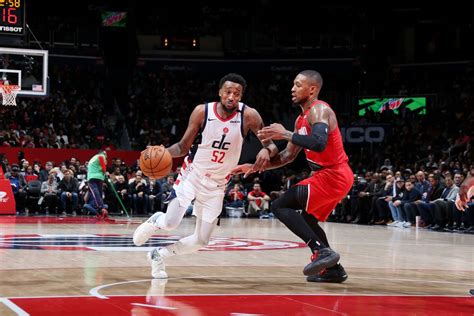 Recap McRae Mathews Lead Wizards Despite 122 103 Loss To Blazers