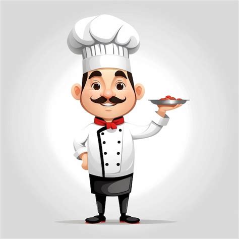 Vector Chef Character Design Premium Ai Generated Image