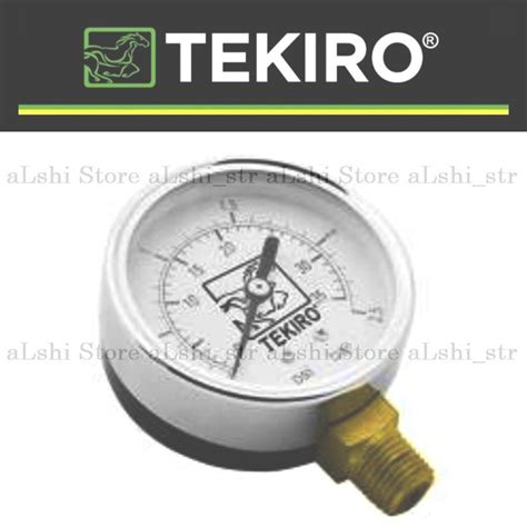 Jual Tekiro Pressure Gauge Manometer Ampere Tekanan Angin Kompresor