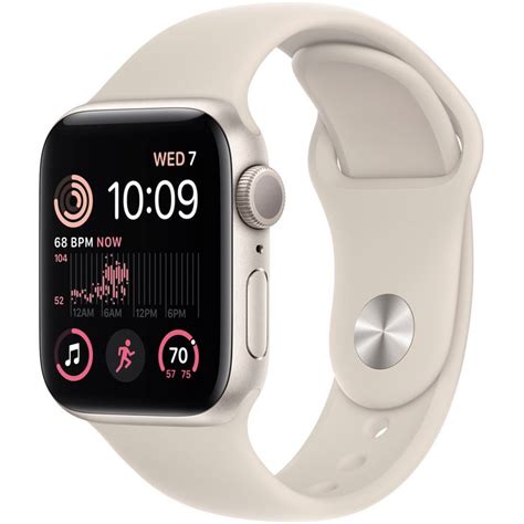 Apple Watch Se 2nd Gen Gps 40mm Starlight Aluminium Case With