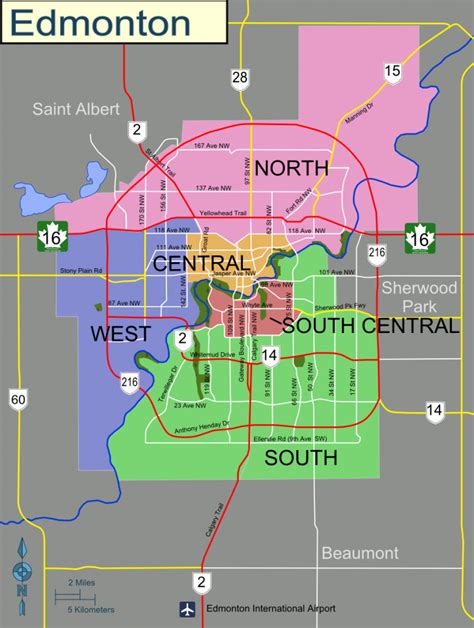 Edmonton – Travel Guide At Wikivoyage - West Edmonton Mall Map ...