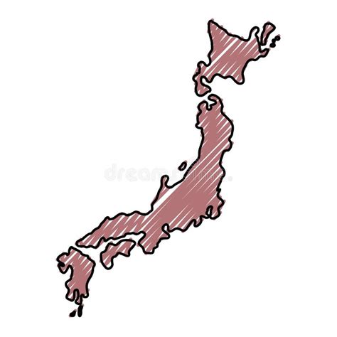 日本国家地图 库存例证 插画 包括有 区域 国家（地区） 图标 剪影 绘图 聚会所 东部 查出 82474800