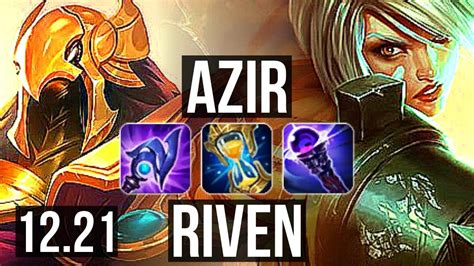 Azir Vs Riven Top Rank Azir M Mastery Games Kr