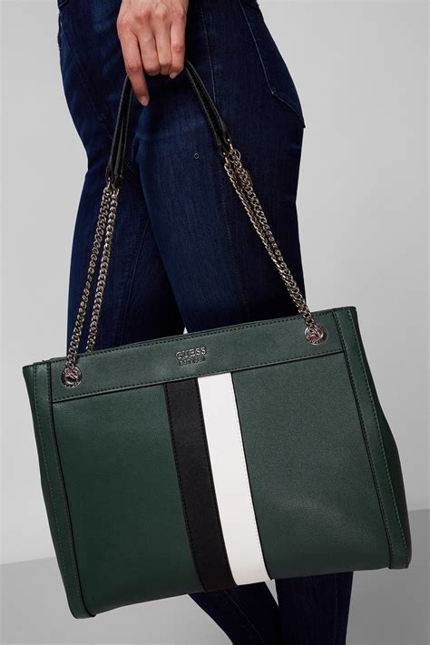 Женская зеленая сумка Guess HWVG78.70230;PNE — Ultrashop
