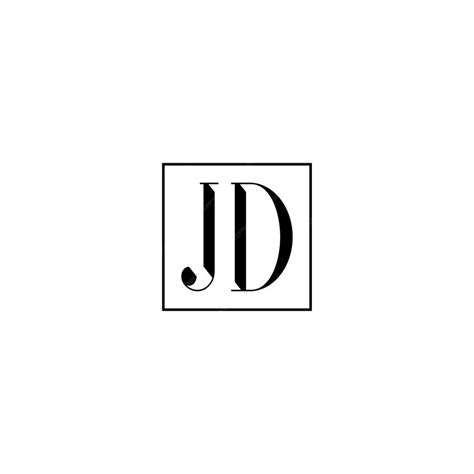 premium vector jd monogram logo design letter text  symbol