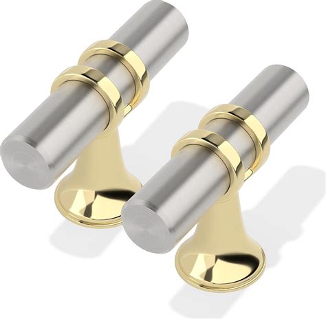 OYX 6Pack Cabinet Knobs Brushed Nickel Cabinet Hardware Kitchen Knobs