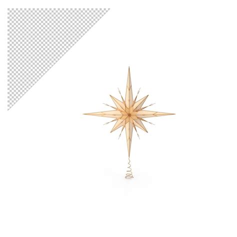 Adorno De Estrella De Rbol De Navidad Png Archivo Psd Premium