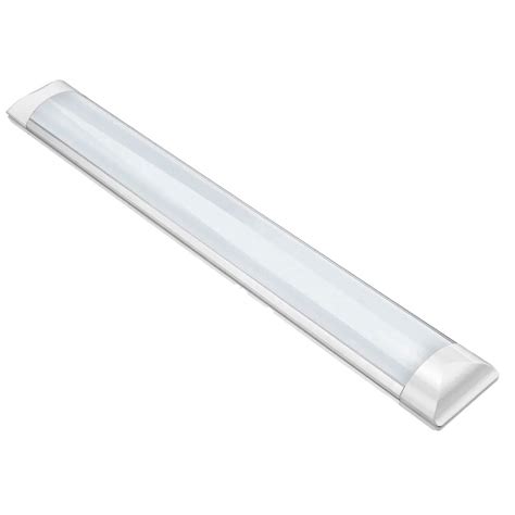 Lumin Ria Tubular Sobrepor Led Linear W Branco Frio Cm No Shoptime