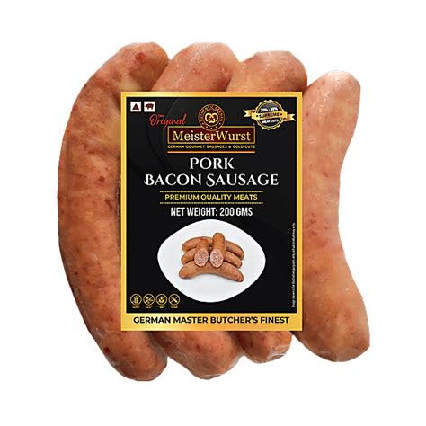 Buy MEISTERWURST Pork Bacon Sausage No Fillers No Added Gluten No