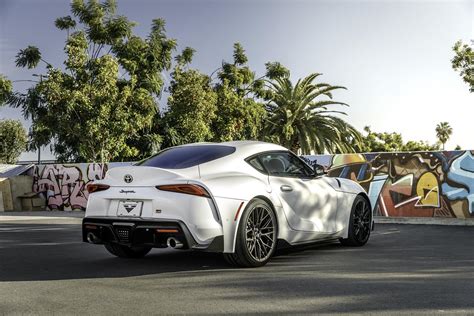 Toyota Supra Gr A White Vorsteiner V Ff Wheel Wheel Front