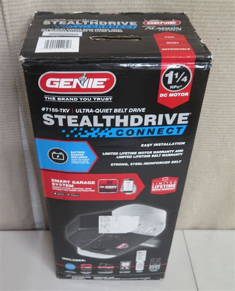 Genie Stealthdrive Connect Smart Garage System 7155 Tkv In Box May Be Missing Piecesuntested