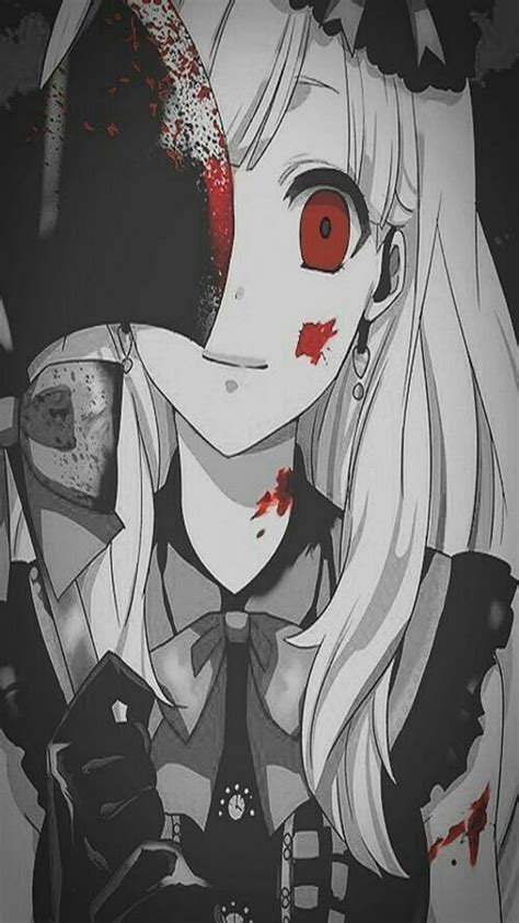 Ảnh Yandere background anime tuyệt đẹp và rùng rợn