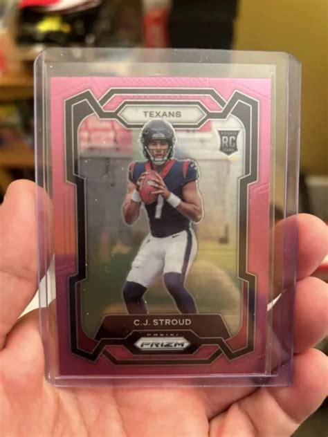 2023 PANINI PRIZM CJ Stroud Recrue RC Rose Prizm 339 Houston Texans