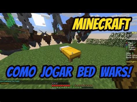 MINECRAFT COMO JOGAR BED WARS YouTube