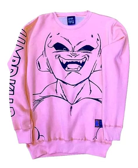 Buzo Clasico Dragon Ball Z Majin Boo Logo Friza Premium Mebuscar