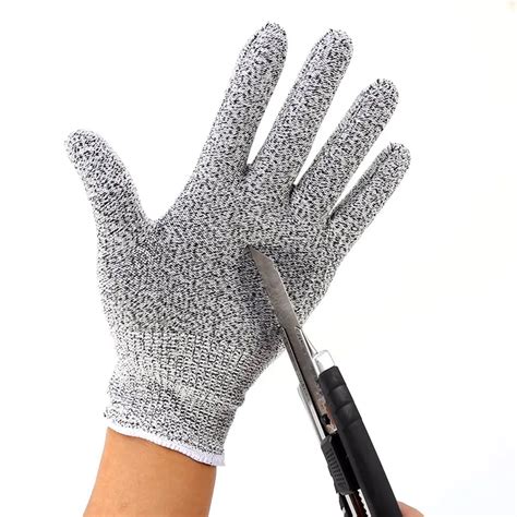 Pair Anti Cut Gloves Safety Cut Proof Stab Resistant Gloves Elastic