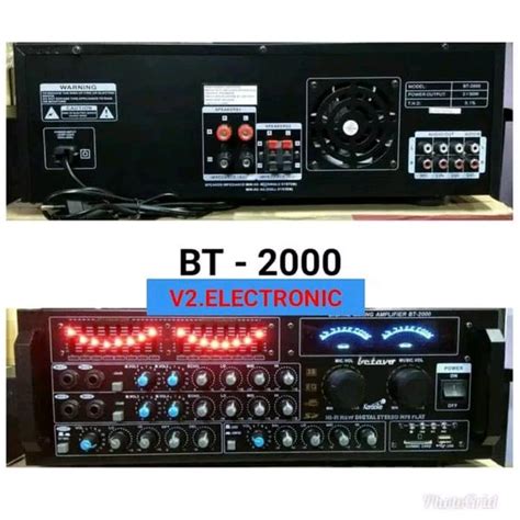 Jual Power Amplifier Betavo Bt Di Lapak V Electronic Bukalapak