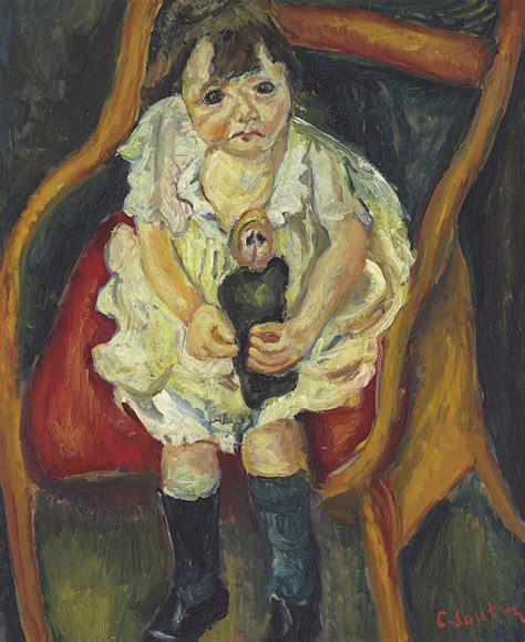 La Petite Fille à la poupée Soutine Huile sur toile 7 Flickr