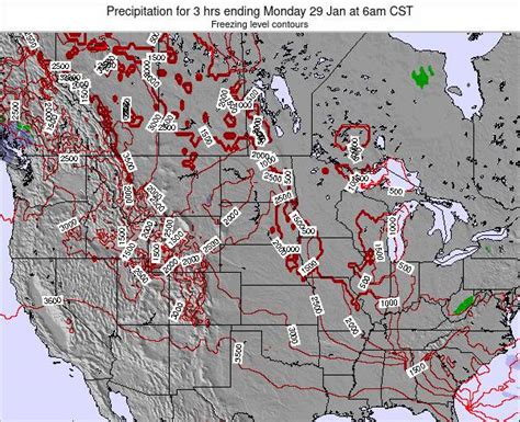 South-Dakota Precipitation for 3 hrs ending Tuesday 02 Mar at 6am CST