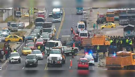 Triple Accidente De Tránsito En La Panamericana Norte Deja Tres Fallecidos