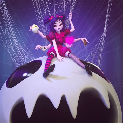 Artstation Muffet Undertale Character 3d Print Resources