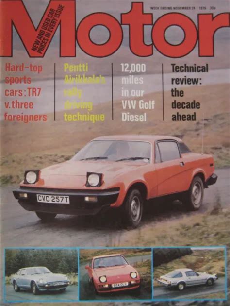 MOTOR 24 11 1979 FEATURING Datsun 280ZX Mazda RX 7 Porsche 924