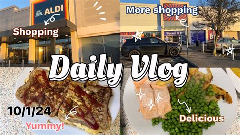 Daily Vlog What I Ate On Slimming World Aldi B M Haul Youtube