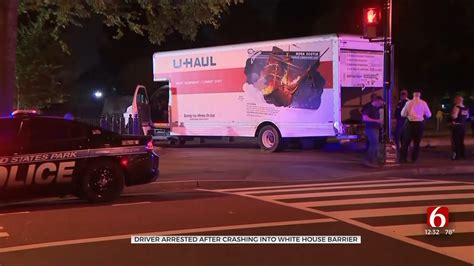 19 Year Old Missouri Man Arrested In U Haul Crash At White House