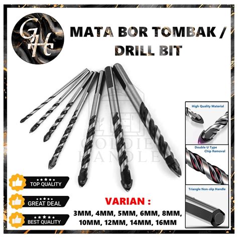 Jual Mata Bor Tombak Kaca Keramik Granit Porselin Kaca Segitiga Tile