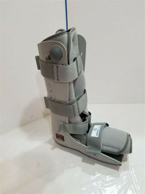 Breg Ankle Walker Medical Boot Walking Cast Foot Fracture Brace Air Pump Large Breg Medical