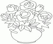 Coloriage Rose Et Coeur Jecolorie