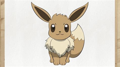 Como Dibujar A EEVEE Pokemon Paso A Paso FACIL Y Rapido YouTube