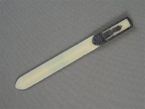 Нож для бумаг «Москва. Памятник А.С. Пушкину», серебро 875 пробы ...