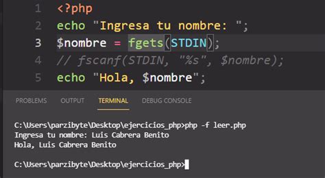 PHP Leer Datos Por Teclado Parzibyte S Blog