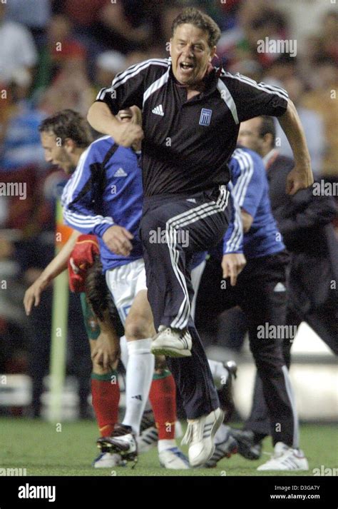 (dpa) - Greece's national soccer coach, Otto Rehhagel from Germany ...