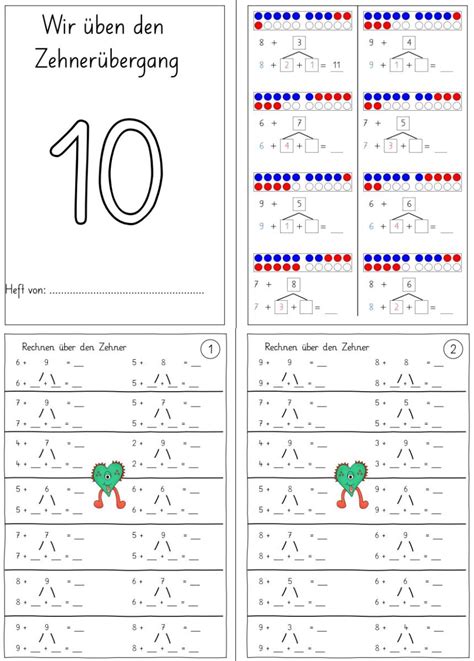 Zehner Bergang Addition Im Zr Mit Schritten Gpaed De