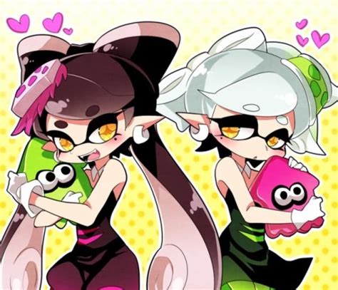 Callie And Marie Being Adorable As Always Squid Sisters Splatoon