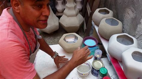 Vasos De Caixas De Leite Feito Na Massa De Cimento Passo A Passo Parte