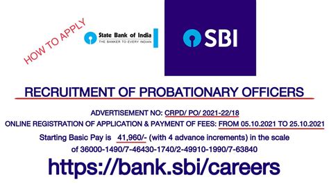 Sbi Po 2021 Notification Sbi Po Full Detail How To Apply Sbi Po