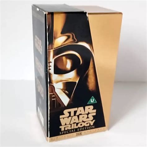 Star Wars Trilogy Special Edition X Vhs Cassette Gold Boxset