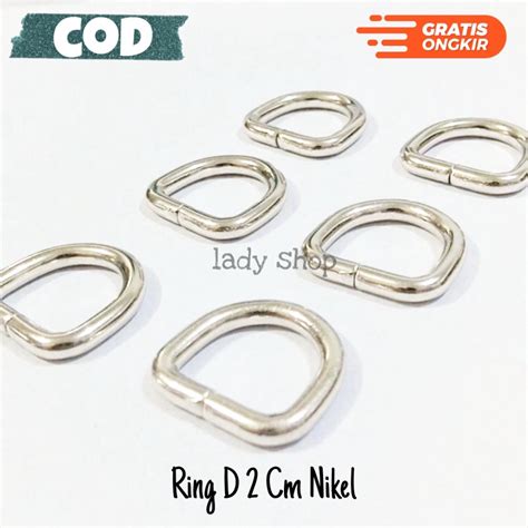 Jual Ring D Cm Nikel Tebal Pcs Shopee Indonesia