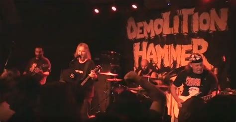 Video: Reunited DEMOLITION HAMMER Performs In Brooklyn, New York ...