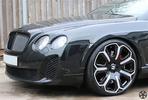 Bentley Continental Gt Installed With Kahn Dark Mist Wheels 22