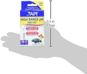 API High Range PH Test Kit 160 Tests For Freshwater And Saltwater