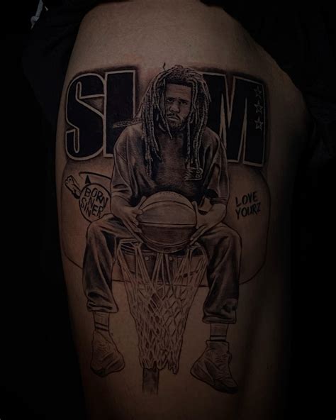 Tattoo I Did Today Of Cole On The Cover Of Slam Rjcole