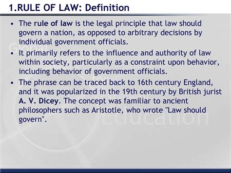 Rule Of Law And Constitution Ppt Download